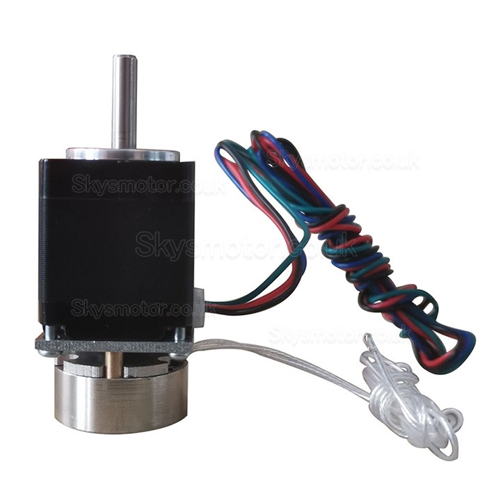 NEMA11 Stepper Motor OK28STH32-0674A-SC 1.8 Deg 5.88Ncm 3.75V 0.67A 2 Phase D-Cut with Brake